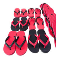 Dép Tông Lào Huyền Thoại Thái Lan Đỏ Quai màu Cá Tính Nam Nữ Đế Bằng Cao Su Bền Chắc - Slipper