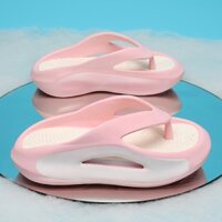 Dép tông nữ EVA đế cao 5cm nhiều màu nhẹ
