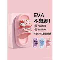 Dép trẻ em Sanrio Hello Kitty chống trượt, dép công chúa mùa hè cho bé gái