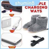 Dép Usb sưởi ấm sang trọng cho bàn chân ấm áp Giới tính Thiết kế thời trang trung tính có sẵn màu hồng và xám