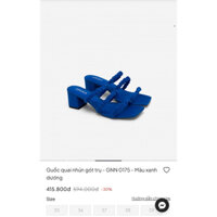 Dép Vascara mùa hè mùa xanh