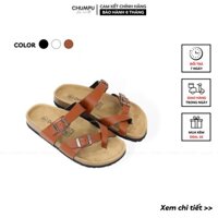 Dép Xỏ Ngón Birken Nam Nữ Đế Trấu, Dép Unisex Phong Cách BirkenStock - ChumpuShop CP-DETA22