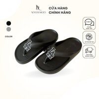 Dép xỏ ngón đế mềm, chống trượt, Dép kẹp nữ đế cao su thời trang siêu nhẹ Newdayshoes