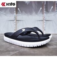 Dép Xỏ ngón đế trắng cao, dành cho Nam nữ Unisex, Dép kẹp siêu êm  Kito AG11 Thái Lan