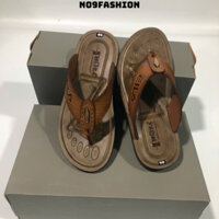 Dép xỏ ngón, dép kẹp nam quai ngang da tổng hợp, đế kếp, MÃ ND04