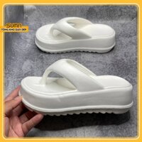 Dép Xỏ Ngón Đi Biển SuMa Shop Đế Cao 7cm tăng chiều dễ đi, mềm thoải mái chống trơn trượt