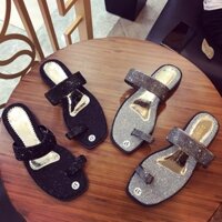 Dép xỏ ngón full đá sang chảnh