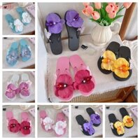 Dép xỏ ngón hoa NEDFS, Dép phong lan bướm đi biển kỳ nghỉ, Dép hoa lan bướm mềm chống trượt thời trang cho bé gái