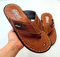 DÉP XỎ NGÓN NAM DA HỘT CAO CẤP - THỜI TRANG 2022 - 39 - Nâu