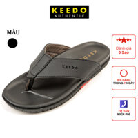 Dép xỏ ngón nam hàng hiệu KEEDO TN6121 - Đen - 42