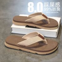 Dép xỏ ngón nam Mặc ngoài mùa hè Chống trượt 2025 Dép nam Dây đeo vải Dép xỏ ngón Dép đi biển nam 25.04.
