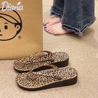 Dép xỏ ngón nêm thời trang nữ Dép xỏ ngón gót cao chống trượt mùa hè