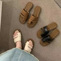 Dép xỏ ngón nữ đế bệt (dép kiểu nữ) phong cách Hàn Quốc nhẹ nhàng, hot trend 2025 mã CB-01