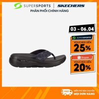 Dép Xỏ Ngón Nữ Skechers GOwalk Arch Fit - Đen  - 140220-BBK