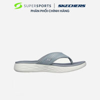Dép Xỏ Ngón Nữ Skechers On-The-Go 600 - Xám - 140701-GRY