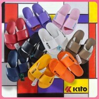 Dép xốp nhẹ, nhựa đúc liền khối, không thấm nước Dép nam quai ngang Thái Lan Kito AH98