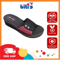 Dép Xốp Nữ Biti's SXW092800DEN Đế 5Cm
