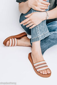 Dép xốp quai ngang Bitis nữ đế 3cm - 37 - Nâu