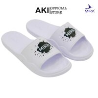 Dép xốp quai ngang cao cấp Mira FL Trắng thể thao nam nữ dẻo nhẹ thời trang - MF004 - Màu Trắng,Size 40