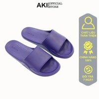 Dép Xốp Quai Ngang Cao Cấp Mira Trơn Tím Than Thể Thao Nam Nữ Dẻo Nhẹ Thời Trang - Size 40