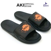 Dép xốp quai ngang cao cấp Mira FL Đen thể thao nam nữ dẻo nhẹ thời trang - MF003 - Màu Đen,Size 41
