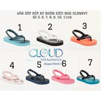 Dép xốp siêu nhẹ xỏ ngón quai hậu nhiều màu cho bé OLDNAVY size từ 5 US đến 11 US
