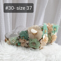 Dép xuồng đính hoa cao cấp