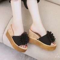 Dép xuồng hoa 9cm