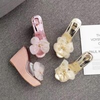 DÉP XUỒNG NƠ HOA NHŨ 12P HÀNG CAO CẤP