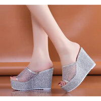 DÉP XUỒNG REN HOA KIM TUYẾN