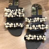 Dép zara ngọc trai