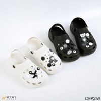 DEP259 Dép sục Crocs dẻo mềm 4p