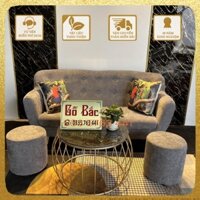 depcross Ảnh thật sofa văng thuyền hiện đại - chọn bộ 5 món ghế sofa nỉ không kèm bàn