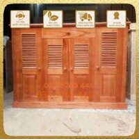 depcross SIÊU SALE KỊCH SÀN - Tủ giày dép gỗ xoan ta 100% ảnh thật kèm video
