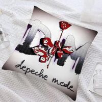 Depeche Chế Độ In Áo Gối Polyester Thân Thiện Với Môi Trường Cotton Dệt Kim Ném Đệm 45X45Cm Cho Gia Đình Khách Sạn Bệnh Viện trang Trí