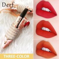 Derf Son Môi Vương Trượng Nữ Hoàng Son Môi Ba Màu Son Môi Dưỡng Ẩm Dưỡng Ẩm Dưỡng Ẩm Không Trôi Nước Không Bị Phai Màu