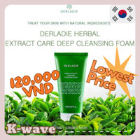 [Derladie] HERBAL EXTRACT CARE DEEP CLEANSING FOAM 150ml (Còn hàng & quà tặng miễn phí)