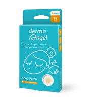 Dermaangel Miếng Dán Mụn Dermaangel Dùng Ban Đêm 12 Miếng