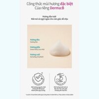 Derma:B Sữa tắm cấp ẩm Tươi Mát  Fresh Peach 1000m Dưỡng Da Body hương đào/hương bông