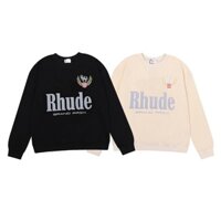 [Designer] Áo sweatshirt Dáng Rộng In Hình Tai Gạo Rhude Grand Prix Thời Trang Cho Nam Và Nữ OS