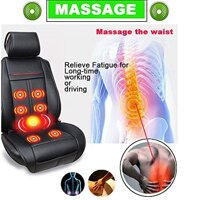 DesirePath Vibration 12V Massage Seat Cushion with Cooling, Heating and Massage Functions Therapy Heating Pad, Back Massager, Massage Chair Pad for...