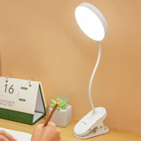 Desk Lamp USB Rechargeable Table Lamp With Clip Bed Reading Book Night Light LED Desk Lamps 3 Modes Dimming Eye Protecti