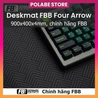 DESKMAT FBB FOUR ARROW lót chuột cỡ lớn lót bàn phím kích thước 900x400x4mm Deskpad bàn di chuột - Polabe Store