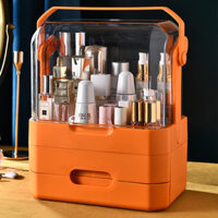 Desktop Cosmetic Box Storage Box Lipstick Dressing Table Storage Makeup Organizer Box Skincare Storage Organizer Box LPIU