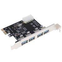 Desktop -E to USB 3.0 Expansion Card 4 USB Ports Hub Adapter V805