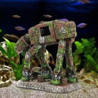 Despitego Autobot Robot Hình Chó Trang Trí Tượng Thú Cưng Giả Cao Để Trang Trí Bể Cá