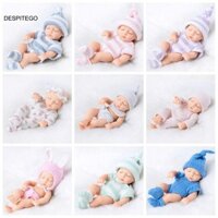 Despitego Bé Sơ Sinh Búp Bê Tập Đi Cảm Ứng Mềm Mại Toàn Thân Bé Gái Quà Tặng Sinh Nhật