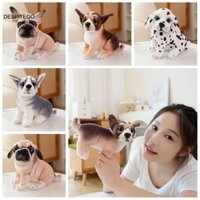 Despitego Búp bê chó nhồi bông Labrador Hoạt hình Trẻ em Bạn gái