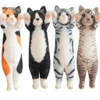 Despitego Búp bê mèo nhồi bông Văn phòng Búp bê Kitty ngủ cho trẻ em