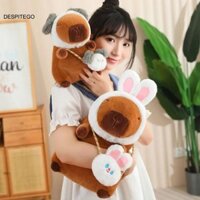 Despitego Capibara Anime Lông Tơ Đồ Chơi Mô Phỏng Gối Ngủ Quà Tặng Sinh Nhật